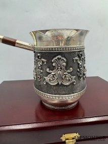 Турка для кофе. Серебро 925 пробы, Россия, современная работа
