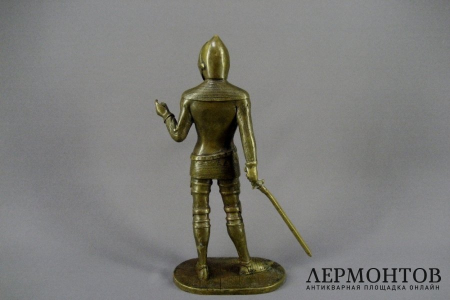 Парная композиция Рыцари. Бронза. Франция, ХХ век. 