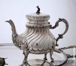 Сервиз Gross. Серебро 950. Франция