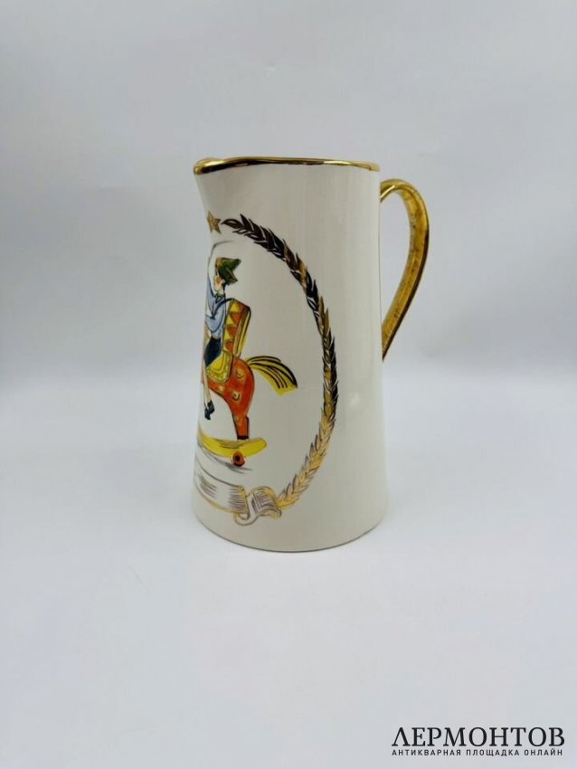 Кувшин «Детские забавы». Керамика, роспись, Gourji, Россия