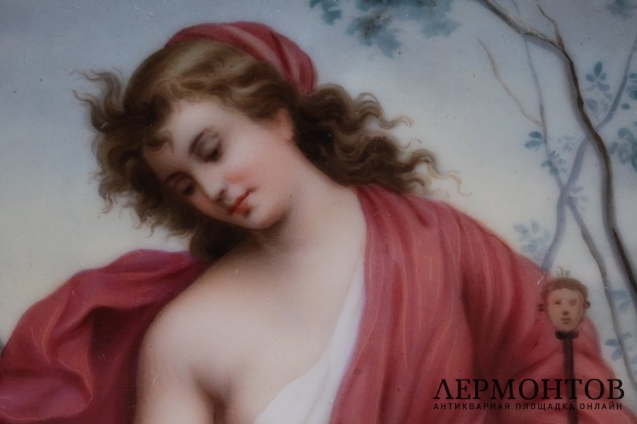 Пласт Амур и Венера. Фарфор, живопись. Австрия, кон. XIX-нач.XX вв.
