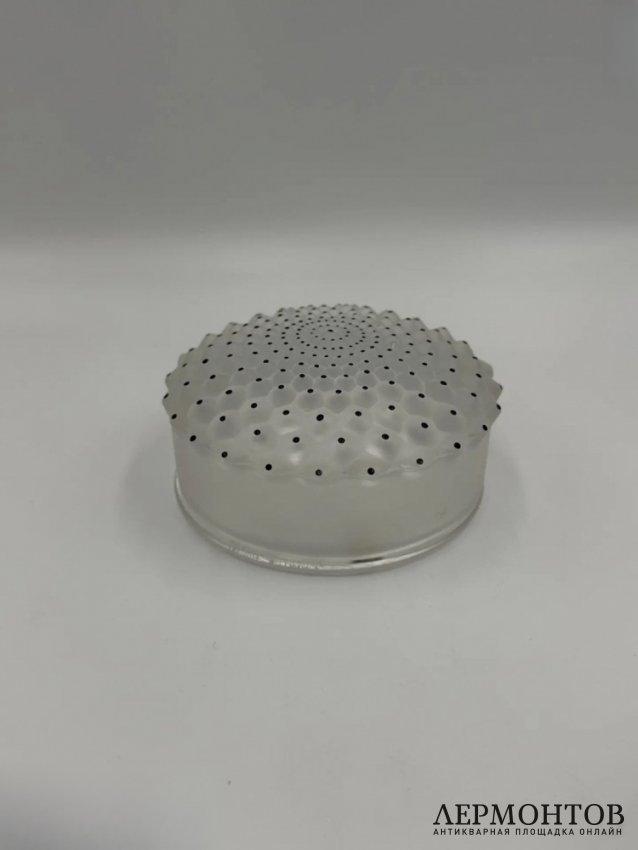 Пудреница «Cactus». Хрусталь, эмаль, Lalique, Франция