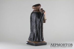 Скульптура Раввин со свитком Торы. Керамика. Европа, начало 20 века.