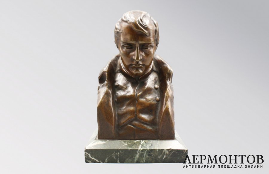 Бюст Наполеон Бонапарт. Франция, Париж, Muller, кон. 19 в. Бронза, мрамор. 