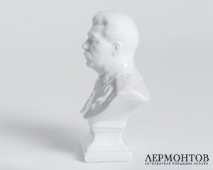Бюст «Сталин». Фарфор, Herend, Венгрия