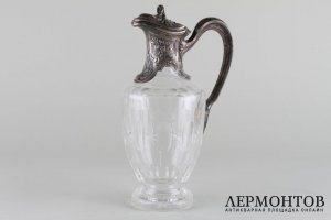 Графин в стиле Людовика XVI. Серебро 950 пробы.Фирма A. Risler  Carre, 1897-1912 годы.