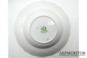 Сервиз столовый Розы на 6 персон. Российская империя, фабрика Кузнецова, 1889-1917