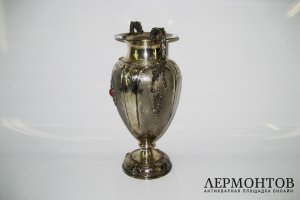 Ваза. Серебро 800 пробы, агат. Италия, начало ХХ века.