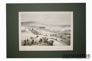 Литография. Вид на Севастополь. Крымская война. Симпсон. Лондон, 1855 г.