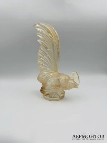 Статуэтка-маскот «Петух». Хрусталь, Lalique, Франция