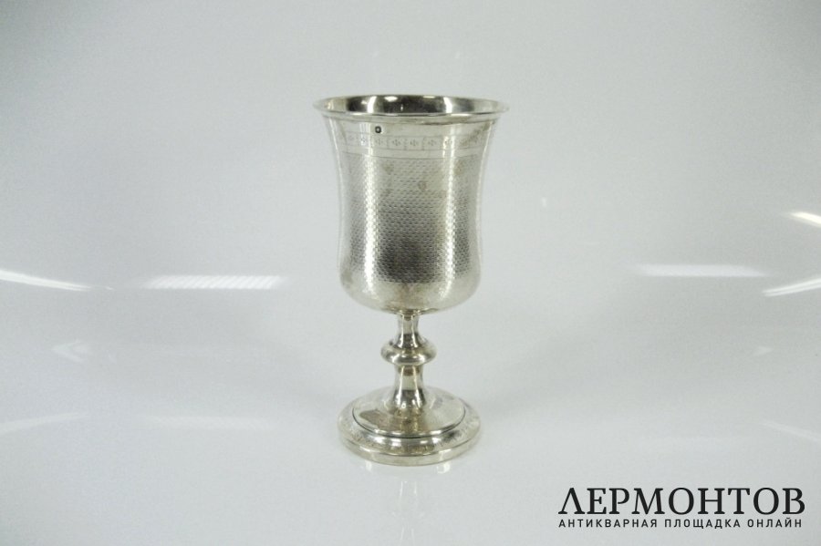 Фужер. Серебро 950 пробы, золочение. Франция, XIX век. 