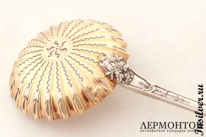 Ложка для сахарной пудры Lapeyre. Серебро 950. Франция