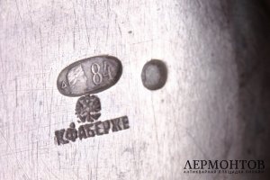 Молочник в классическом стиле. Карл Фаберже. Серебро 84 пробы. Россия.