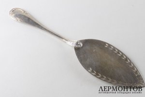 Лопатка Лебедь. Серебро 950 пробы.Франция, Emile Puiforcat. XIX в.