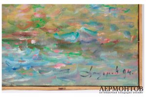 Картина. Купальщица, 1994 г. О.П. Федоров. Холст, масло.