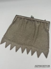 Театральная сумочка-кольчужка. Серебро 84 пробы, Россия, 1896 год