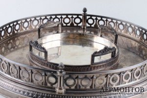 Круэт. Россия, Москва, фирма Карла Фаберже. Серебро 84 пробы.