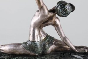 Скульптура Танцовщица в стиле Ар Деко. Франция, Париж, авт. мод. Morante, 1920-1930 е