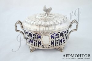 Редкость. Сахарница Fray Fils. Франция