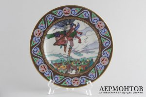 Декоративные тарелки Русские сказки. Германия, фирма Villeroy Boch, худ. Б. Зворыкин.