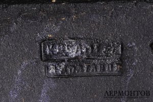 Бюст И.В. Сталин. Чугун, голландская сажа. СССР, Касли, Н. Горин, ок. 1936 г.