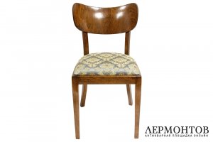 Стул с удобной спинкой. Бук. Чехословакия, 1960-70е гг.