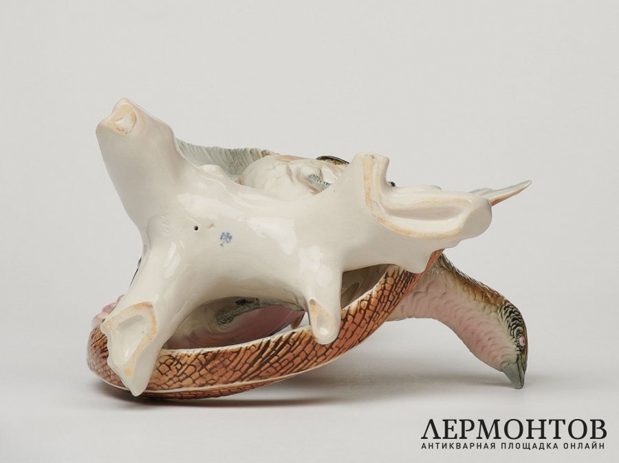Статуэтка «Фазаны». Фарфор, Karl Ens, Германия, 1950–1960 годы