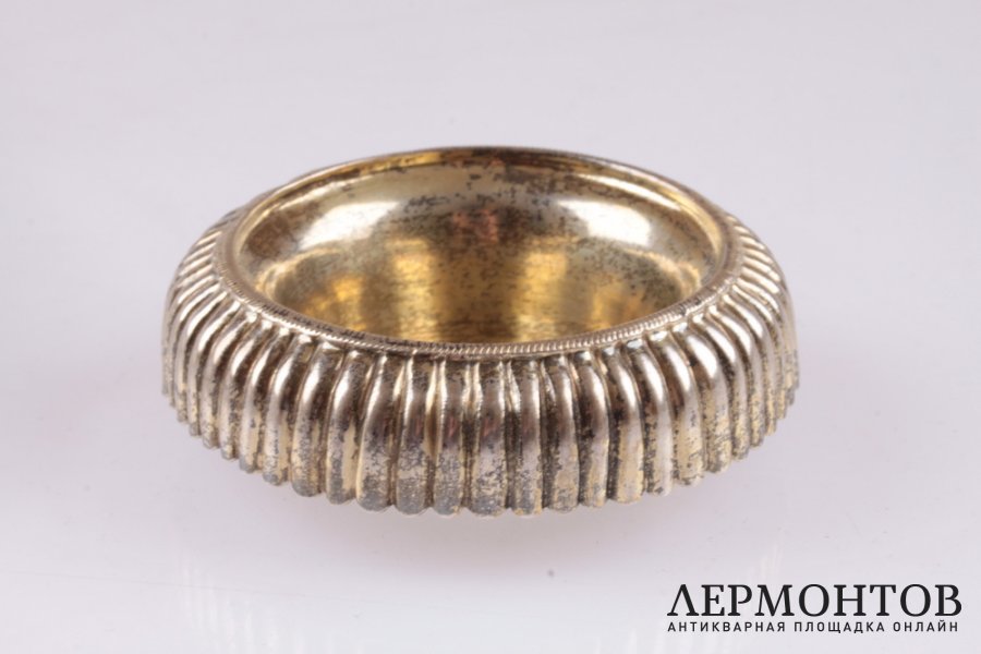 Солонка. Серебро 84 пробы. 1857 год. Российская империя
