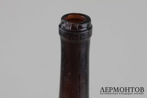 Бутылка, стекло, 19 век. Российская империя.