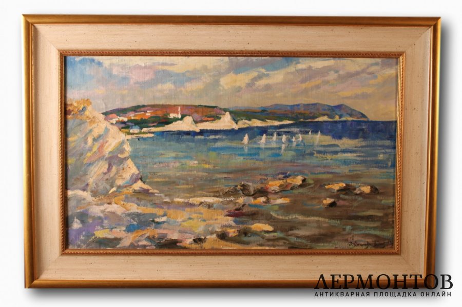 Картина. Коктебель. Худ. Амосова-Бунак Ольга Федоровна. Холст, масло. 