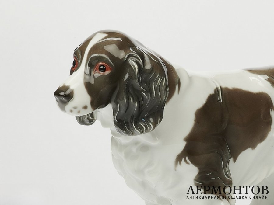Статуэтка «Охотничий спаниель». Фарфор, Rosenthal, Германия, 1929 год