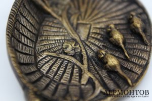 Лоток Корзинка с мышками. Австрия, Вена, конец 19 в.