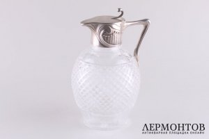 Кувшин. Бр. Грачевы. Серебро 84 пробы. Российская  империя.