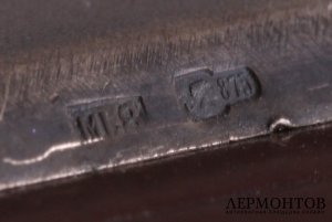 Блокнот настольный с ручкой. Серебро 875. СССР, 1927-1955 гг.