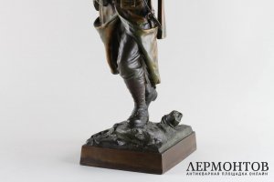 Скульптура Солдат Первой мировой войны. Жозеф Карлиер. Франция, ок. 1920.