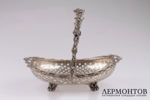 Сухарница. Серебро 812 пробы. Венгрия