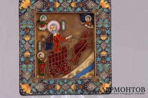 Икона Огненное восхождение Пророка Илии.
