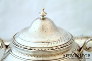 Сахарница Harleux. Серебро 950. Франция 