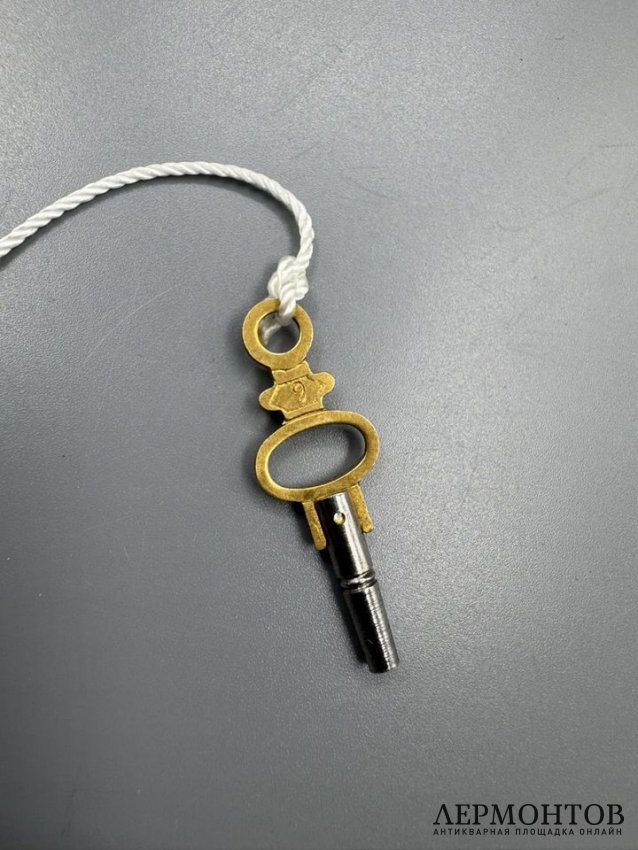 Мужские карманные часы с заводным ключом. Серебро 875 пробы, Matthey Jacot, Швейцария, конец 19 века