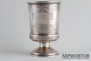 Стопа в русском стиле. Серебро 84 пробы. Российская империя, Иконников С.М., 1881