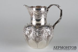 Кувшин для воды. Серебро 800 пробы. Португалия, 1886-1938 гг.