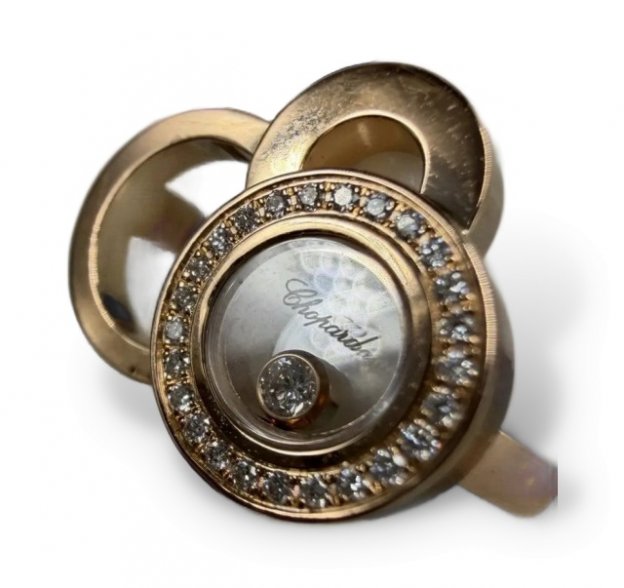 Кольцо «Happy Dreams» с бриллиантами. Розовое золото 750 пробы, Chopard