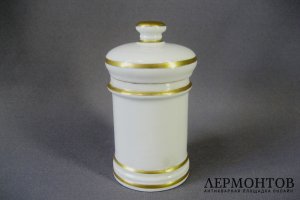 Аптечная емкость под кокаин. Фарфор. Европа, рубеж XIX-ХХ веков.