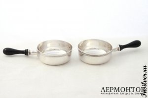 Две кокотницы Odiot. Серебро 950. Франция