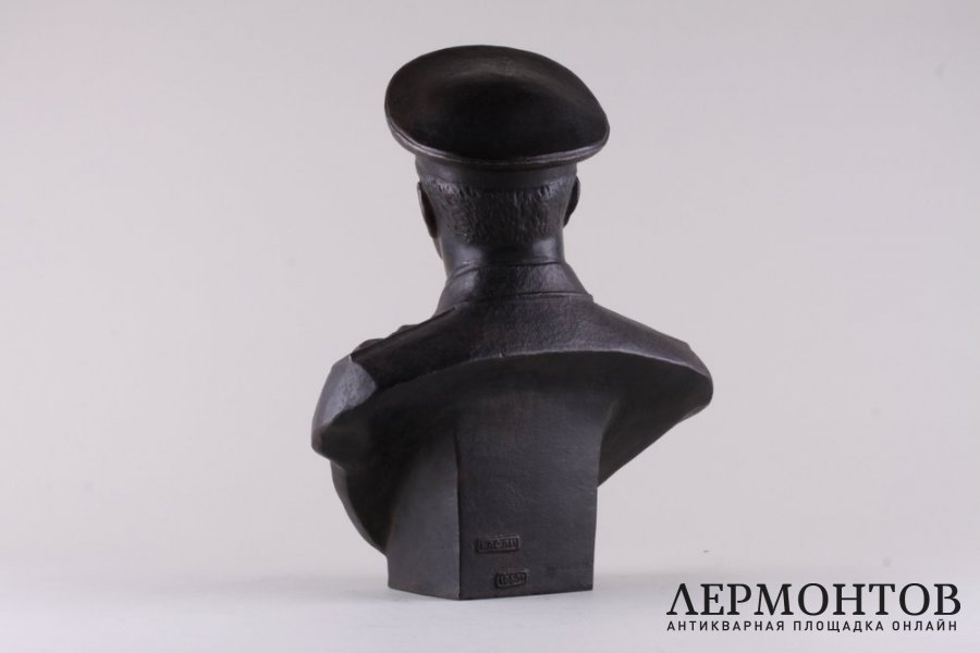 Бюст Маршал Жуков. Чугун Касли ,1959 год.