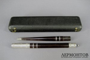 Дирижерская палочка. Дерево, серебро 950 пробы. Франция, XIX век. 