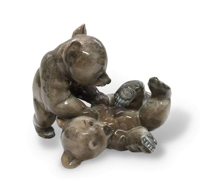 Статуэтка «Медведи». Фарфор, Rosenthal, Германия, 1960 год