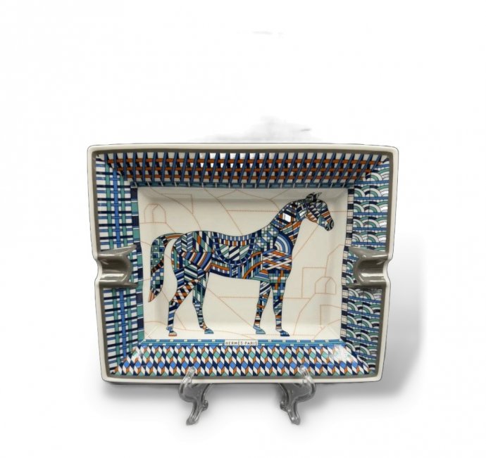 Пепельница «Cheval Déco». Фарфор, Hermès, Франция