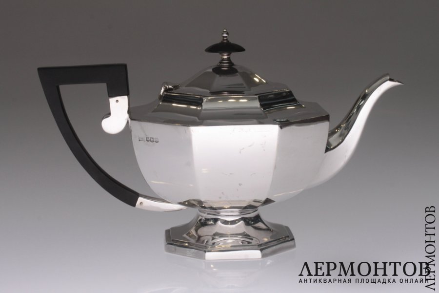 Чайный сервиз Walker amp Hall. Серебро 925. Англия