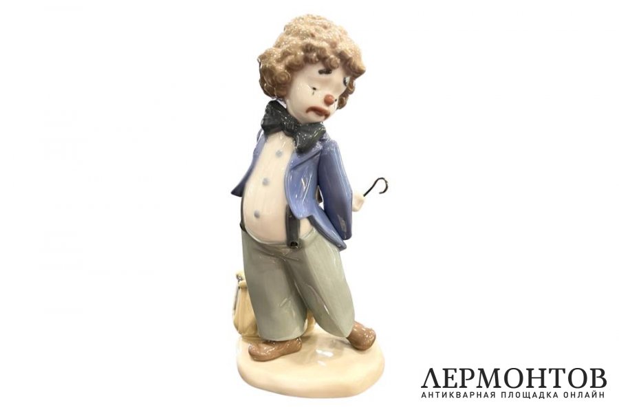 Фарфоровая статуэтка. Клоун. Испания, NAO by Lladro, 1986 год